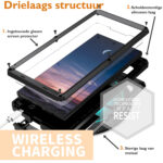 Stofdicht metalen hoes Samsung Galaxy S25 Ultra – Zwart - 2