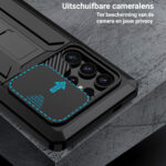 Stofdicht metalen hoes Samsung Galaxy S25 Ultra – Zwart - 5