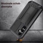 Stofdicht metalen hoes Samsung Galaxy S25 – Zwart - 6