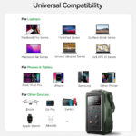 Joyroom 100W XXL Power Bank met uitklapbare Licht voor buiten – 75000mAh inclusief 100W kabel USB-C – Olijfgroen - 11