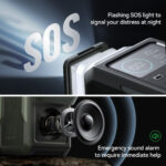 Joyroom 100W XXL Power Bank met uitklapbare Licht voor buiten – 75000mAh inclusief 100W kabel USB-C – Olijfgroen - 7