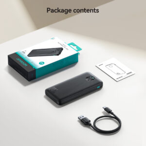 Joyroom 22.5W LED Power Bank Snellader – 10000 mAh inclusief USB-C kabel – Zwart - 12