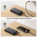 Joyroom 22.5W LED Power Bank Snellader – 20000 mAh inclusief USB-C kabel – Zwart - 11