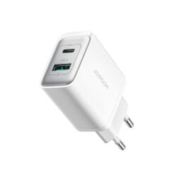 Joyroom 30W Dual-Port USB-A en USB-C oplader - Wit