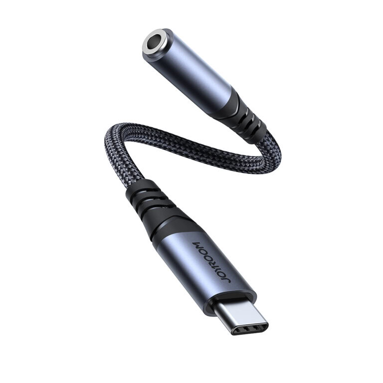 Joyroom Audio adapter USB-C naar 3.5mm - Zwart