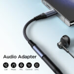 Joyroom Audio adapter USB-C naar 3.5mm – Zwart - 3