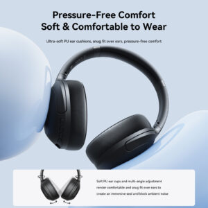 Joyroom J-Head JR-JH2 Series Hybrid ANC Bluetooth Draadloze Hoofdtelefoon – Zwart - 3