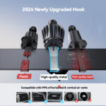 Joyroom Magnetisch en Draadloze telefoonhouder voor in de ventilatierooster – Zwart - 3