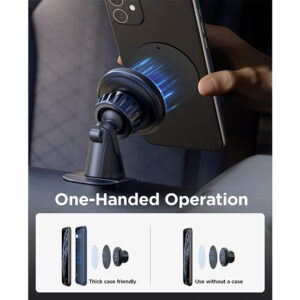 Joyroom Magnetische telefoonhouder voor het Dashboard – Zwart - 9