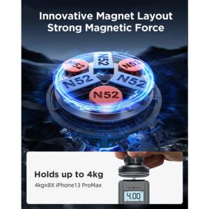Joyroom Magnetische telefoonhouder voor het Dashboard – Zwart - 6