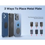 Joyroom Magnetische telefoonhouder voor in de Ventilatierooster – Zwart - 6