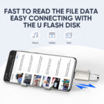 Joyroom Type-C Male naar USB Female Adapter – Zilver - 3