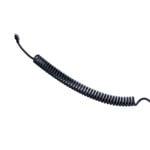 Joyroom – USB-C naar lightning Kabel – Krulsnoer – Uitrekbare oplaadkabel – Universele oplaadkabel – 1,5 m – 30W – Zwart - 1