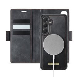 Solidenz 2-in-1 MagSafe Wallet Case voor Samsung Galaxy S25 Plus - Zwart