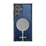 Solidenz 2-in-1 MagSafe Wallet Case voor Samsung Galaxy S24 Ultra – Blauw - 5