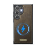 Solidenz 2-in-1 MagSafe Wallet Case voor Samsung Galaxy S24 Ultra – Bruin - 4