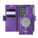 Solidenz 2-in-1 MagSafe Wallet Case voor Samsung Galaxy S24 Ultra – Paars Main Image