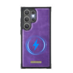 Solidenz 2-in-1 MagSafe Wallet Case voor Samsung Galaxy S24 Ultra – Paars - 4