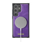 Solidenz 2-in-1 MagSafe Wallet Case voor Samsung Galaxy S24 Ultra – Paars - 5