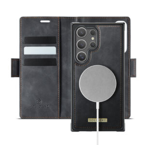 Solidenz 2-in-1 MagSafe Wallet Case voor Samsung Galaxy S24 Ultra - Zwart Main Image