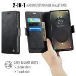 Solidenz 2-in-1 MagSafe Wallet Case voor Samsung Galaxy S24 Ultra – Zwart - 7