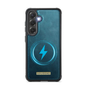 Solidenz 2-in-1 MagSafe Wallet Case voor Samsung Galaxy S24 FE – Blauw - 4