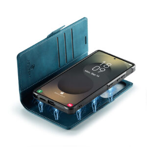 Solidenz 2-in-1 MagSafe Wallet Case voor Samsung Galaxy S25 Ultra – Blauw - 3