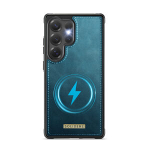 Solidenz 2-in-1 MagSafe Wallet Case voor Samsung Galaxy S25 Ultra – Blauw - 4