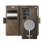 Solidenz 2-in-1 MagSafe Wallet Case voor Samsung Galaxy S25 Ultra - Bruin
