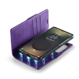 Solidenz 2-in-1 MagSafe Wallet Case voor Samsung Galaxy S25 Ultra - Paars - 3