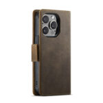 Solidenz 2-in-1 MagSafe Wallet Case voor iPhone 15 Pro – Bruin - 2