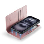Solidenz 2-in-1 MagSafe Wallet Case voor iPhone 15 Pro Max - Roze - afbeelding 4