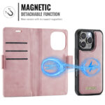 Solidenz 2-in-1 MagSafe Wallet Case voor iPhone 15 Pro Max - Roze - afbeelding 7