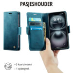 Solidenz 2-in-1 MagSafe Wallet Case voor iPhone 15 Pro Max – Blauw - 7