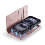 Solidenz 2-in-1 MagSafe Wallet Case voor iPhone 16 – Roze - 3