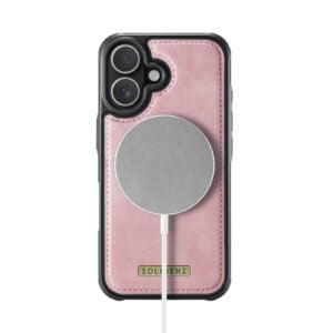 Solidenz 2-in-1 MagSafe Wallet Case voor iPhone 16 – Roze - 5