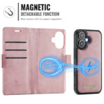 Solidenz 2-in-1 MagSafe Wallet Case voor iPhone 16 – Roze - 6