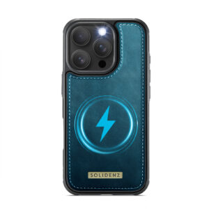 Solidenz 2-in-1 MagSafe Wallet Case voor iPhone 16 Pro – Blauw - 4