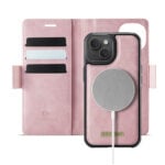 Solidenz 2-in-1 MagSafe Wallet Case voor iPhone 14 - Roze