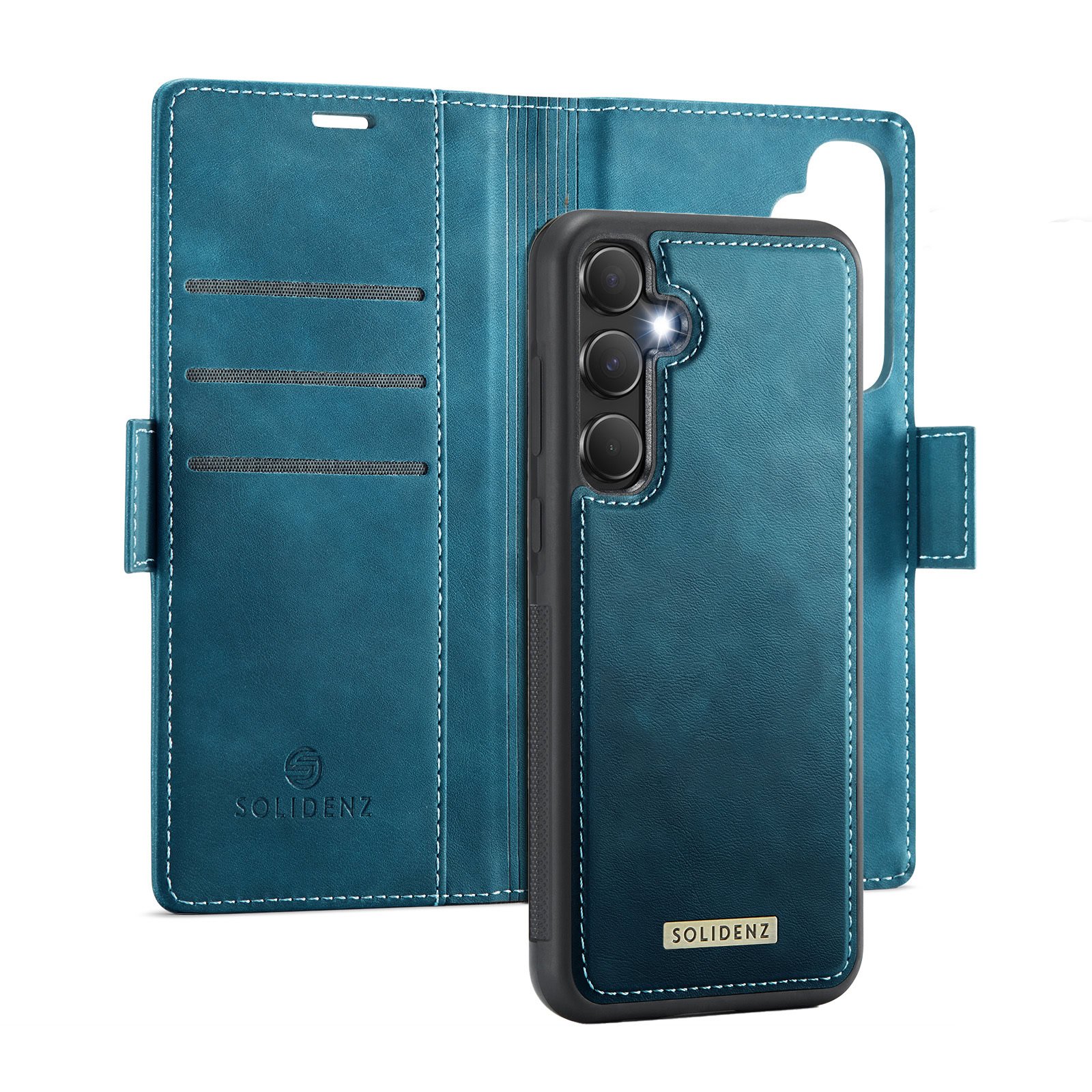 Solidenz 2-in-1 Magnetisch Wallet Case voor Samsung Galaxy A56 – Blauw 1 Solidenz 2-in-1 Magnetisch Wallet Case voor Samsung Galaxy A56 – Blauw 1