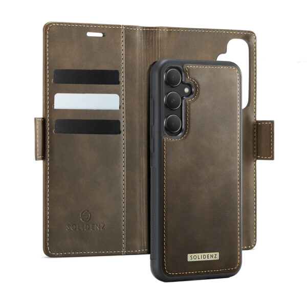 Solidenz 2-in-1 Magnetisch Wallet Case voor Samsung Galaxy A16 - Bruin