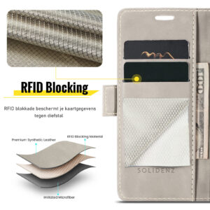 Solidenz Urban Book Samsung Galaxy A16 hoesje – Beige - 9