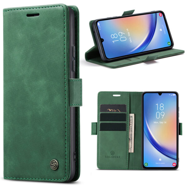 Solidenz Urban Book Samsung Galaxy A26 hoesje - Groen