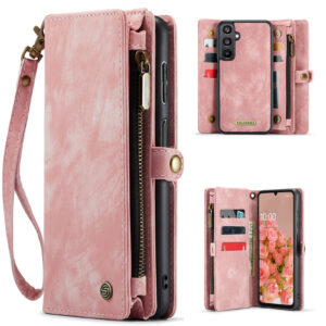 Solidenz Urban Book Samsung Galaxy S25 hoesje - Roze Main Image