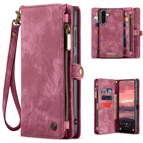 Solidenz Urban Wallet Samsung Galaxy A56 hoesje - Rood