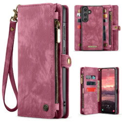 Solidenz Urban Wallet Samsung Galaxy S25 hoesje - Rood