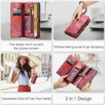 Solidenz Urban Wallet Samsung Galaxy S25 hoesje – Rood - 11