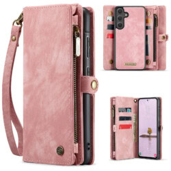 Solidenz Urban Wallet Samsung Galaxy S25 hoesje - Roze