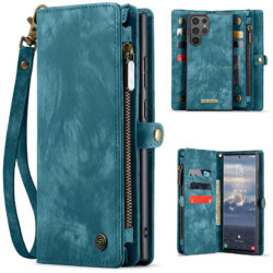 Solidenz Urban Wallet Samsung Galaxy S25 Ultra hoesje - Blauw