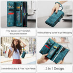 Solidenz Urban Wallet Samsung Galaxy S25 Ultra hoesje – Blauw - 11